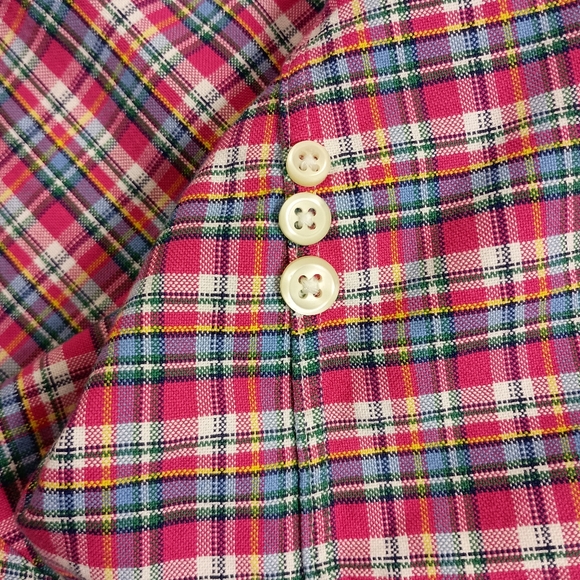 Ralph Lauren Mens Shirt XXL Pink Plaid Button Down Long Sleeve Naked Pony Preppy - Picture 8 of 11
